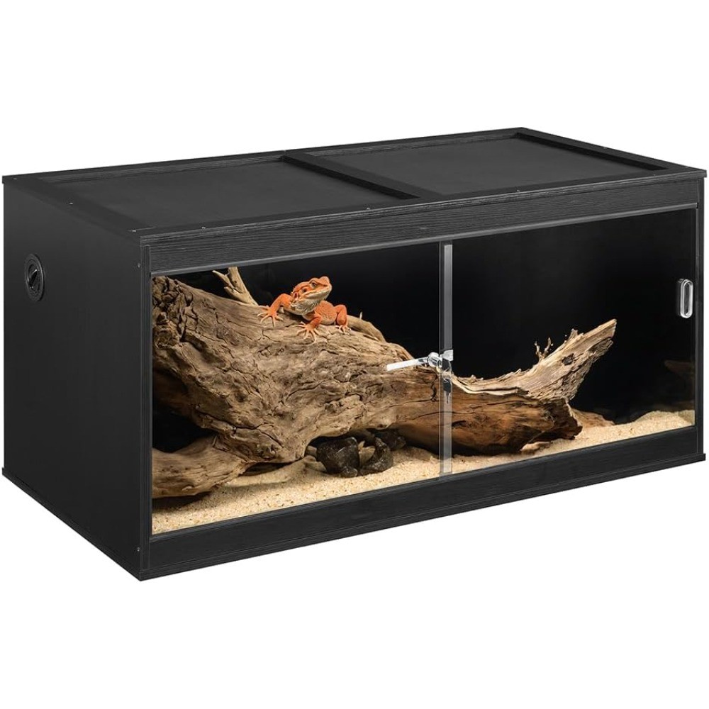 unipaws 110 Gallon Reptile Tank for Lizards, Bearded Dragon Enclosure Terrarium