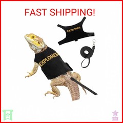 Bearded Dragon Harness and Leash-Bearded Dragon Clothes Lizard Accessories Stuff