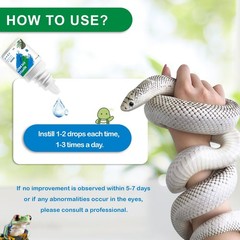 NUTRIARISE Reptile Eye Drops | Gentle Cleanser for Bearded 5ml, colorless