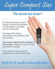 AquaMiracle Mini Aquarium Heater 20W Small Fish Tank Heater for 2-4 Gal Tanks…