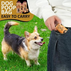 Dog Poop Bags – 120 Count Compostable Biodegradable Plant Based Pet Waste Bag…