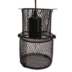 Reptile Heat Lamp Guard Avoid Scald Retractable Reptile Heat Lamp Mesh Cover