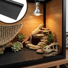 Bearded Dragon Tank Accessories, 8x2ft Reptile Substrate Mat Terrarium Carpet…