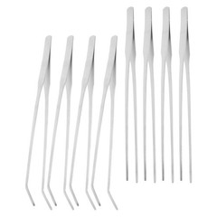 8 Pcs Aquarium Tools Reptile Tweezers Feeding Bearded Dragon Plant