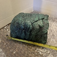 Dark Green Large Reptile Hide Resin Maid Stone Look