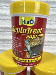 Tetra ReptoTreat Suprema 2.18 Ounces, Food Ounce (Pack of 3) Turtle Frog Food