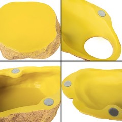Snake Cave & Hides 3-in-1 Reptile Hide Cave Snake Ball Python Geckos Large Size