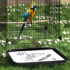 Bird Cage Liners, Bird Cage Paper Liners, 50Pcs Disposable Cage Liners, Pre-Cut