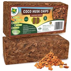 MODELLOR Premium Super Washed, Clean, Coco Chips, 2 Bricks (2.2 2.2 lb, Brown