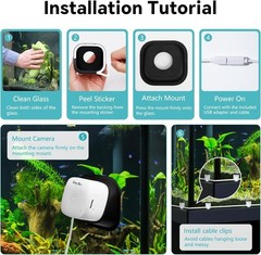 Pet Monitoring Camera – 2.4G/5GHz WiFi, Full Color Night Vision & Magnetic Mount