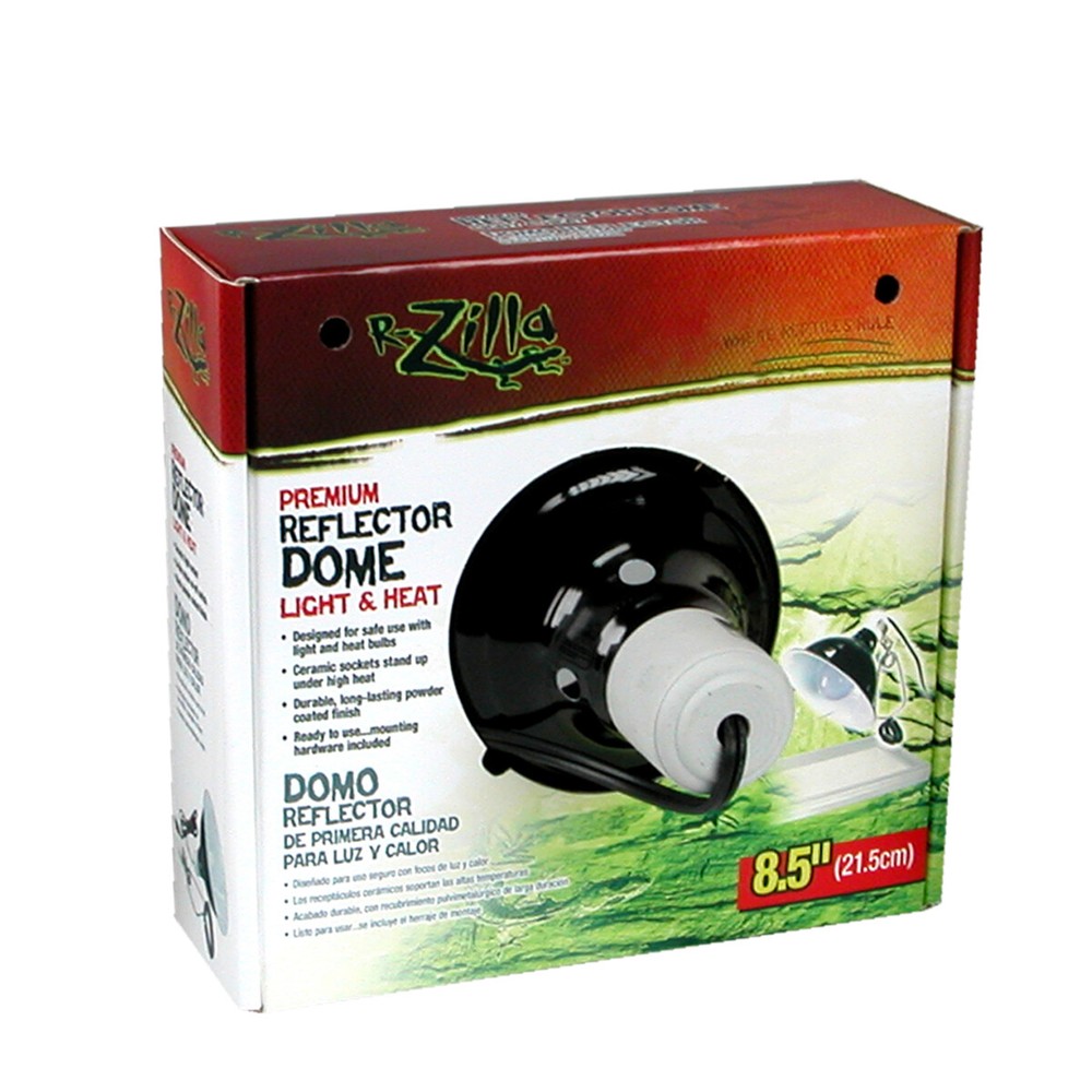ZILLA DOME REFLECTOR CERAMIC BOX 8.5in BLACK