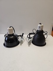 Lot Of 2 Reptile Dome Lamps NOT WORKING (SEE DESCRIPTION)