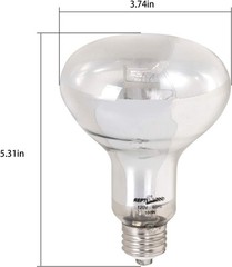 100W Full Spectrum UVA + UVB Sun Lamp for Reptile Health – Easy Installation