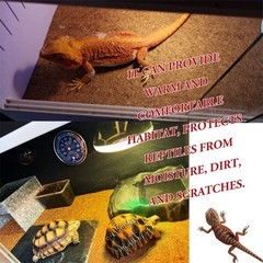 Reptile Carpet Natural Coconut Fiber, 36″ x 18″ Tortoise Carpet Mat for Pet T…