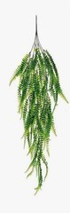 Reptile Terrarium Decor, Artificial Hanging Plant with Suction Cup Gecko Hide