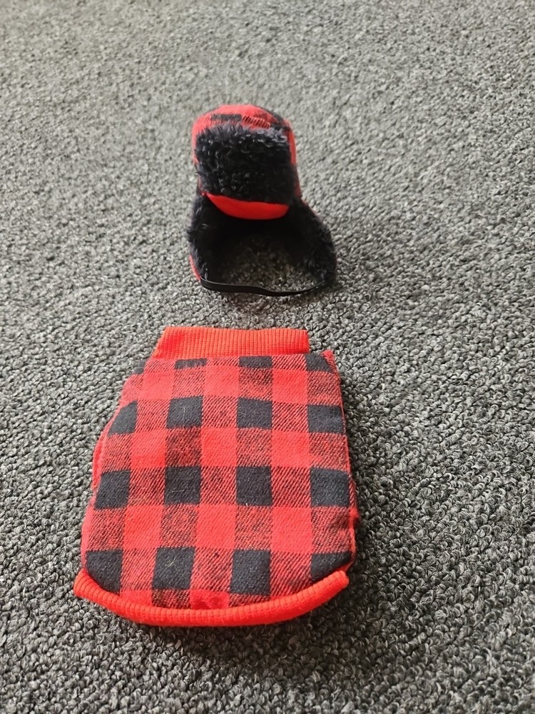 Buffalo Checkered LumberJack Bearded Dragon Clothes Costume Preowned