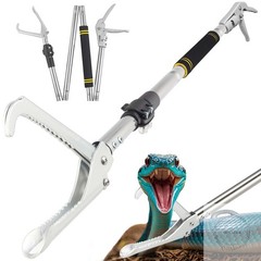 69“ Snake Grabber Tool for Rattlesnake Professional Snake Tongs Heavy Duty Long