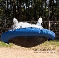 Platform Boat Swing 66 inch-Hanging Hammock Lounger Swing for Tree Backyard P…