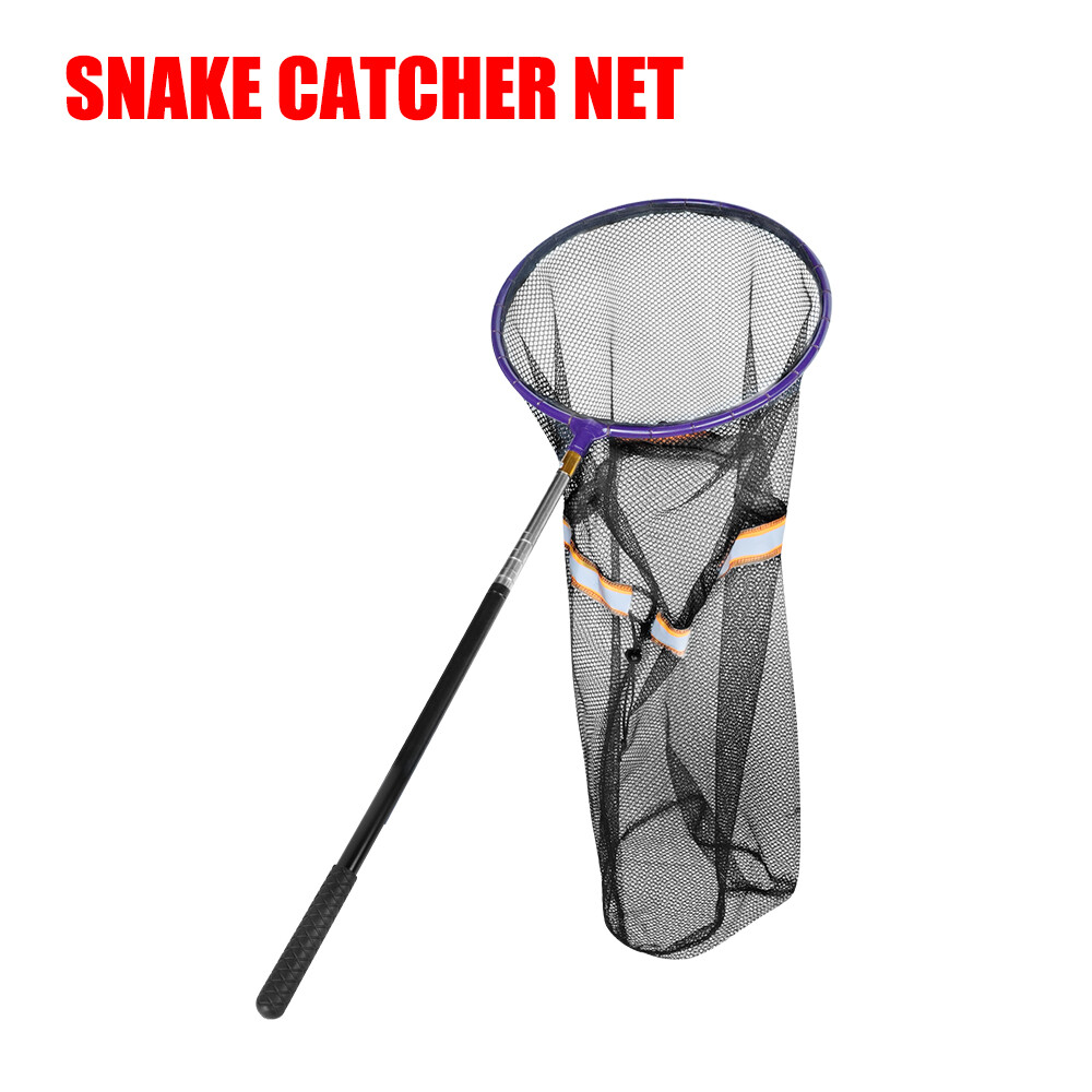 47/52in Snake Tongs Grabber Reptile Catcher Net Handling Catching Tool Wide Jaw