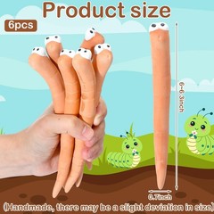 Relaxweex 6 Pcs Water Sensor Ceramic Worm The Potting Shed Worm Water Sensor …