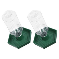 2 Pcs Reptile Water Drinking Fountain Automatic Dispenser for Reptiles