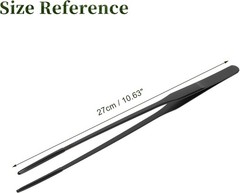 Reptile Feeding Tongs Stainless Steel Lizard Feeding Tongs Aquarium Straight