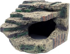 Large Resin Reptile Tank Accessories Hideouts Cave Habitat Decor for Leopard