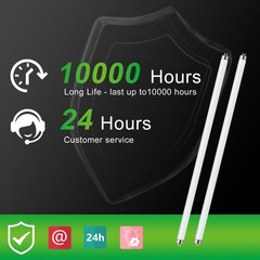 T8 15W UVB 5.0 Reptile Light, 18inch UVA UVB Reptile Light Bulb 2 Pack, Fluoresc