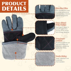 Anti-Bite Gloves Animal Handling Scratch Chew Safety Protection Dog Cat Parrot
