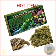 Riare 7 OZ Premium Sphagnum Moss for Reptiles- 10QT Natural Live Moss Reptile Mo