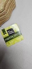 All Living Things Reptile Décor Food Water Dish Rock