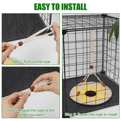 Reptile Hammock,Bearded Dragon Accessories for Habitat Leopard Gecko Tank Acc…