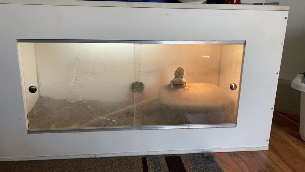 4x2x2 Reptile Enclosure PVC Sliding Front Door