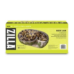 Zilla Rock Lair, Naturalistic Hide, Supports Shedding and Egg-Laying, Retains…
