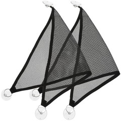 2Pcs Reusable Black Reptile Pet Hammock Hanging Bed for Lizards Snake