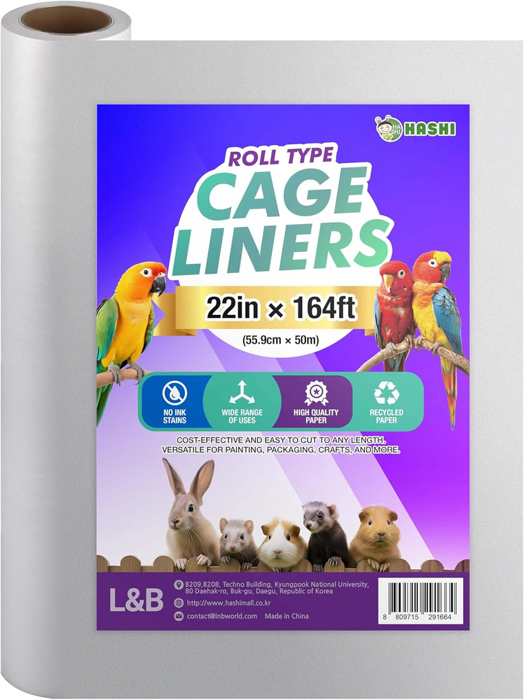 Bird Cage Liners – Non-Toxic, Ink-Free Newsprint Paper for Parrots & Small Anima