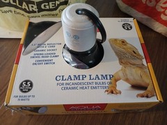 NEW Reptile Heating clamp Lamp Watt 5.5 Inch Ceramic For 75watt Aqua Culture