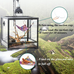 Bearded Dragon Tank Accessories, Reptile Bedding Hammock Soft Fabric Warm Sleepi