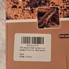 New FIPASEN Reptile Heating Pad w Digital Thermostat 20-30 Gal Tank