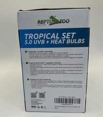 2X Repti Zoo Tropical UVB Heat Lights 26W And 100w, NEW/OPEN BOX