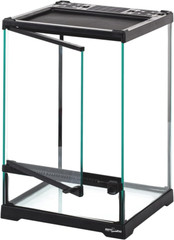 Glass Terrarium Tank 8″X8″X12″, Front Opening Door Full View Visually Appealing
