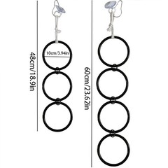 Suction Cup Snake Ring Reptile Climbing Hanging Terrarium Snake Vine Holder