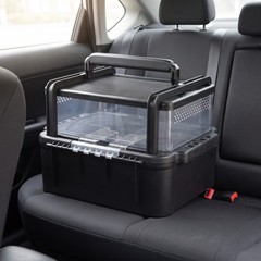 Reptile Carrier Portable Reptile Transport Box Transparent for Veterinary