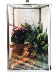 Reptile Cage, Reptilarium -16.5 x 16.5 x 30-inches, LH38