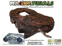 Magnatural Magnatural Medium Hideaway Earth PT-1457 Crested Gecko Reptile Liz…