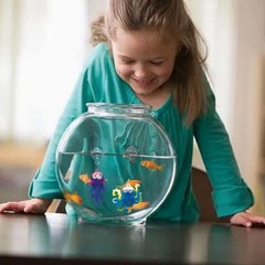 Aquarium Ornament, 2 Pcs Fish Tank Decorations Floating Decor Octopus with Fl…