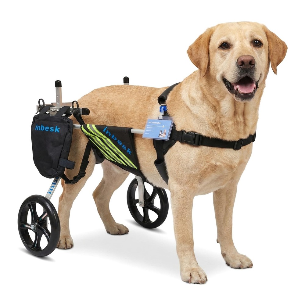 Dog Wheelchair for Back Legs, Lightweight Aluminum Adjustable Wheelchair for …