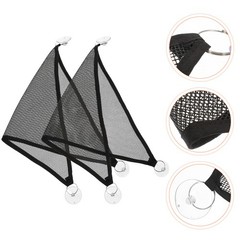 2Pcs Durable Mesh Reptile Hammock Black Pet Swing for Lizards Snakes