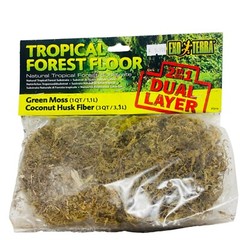 Exo Terra Tropical Forest Floor Terrarium Substrate Dual Layer Pack 1.1L/3.3L