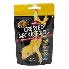 Zoo Med Tropical Fruit Flavor Crested Gecko Food 1 Count (Pack of 1), Yellow